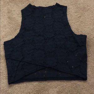 Lace crop top